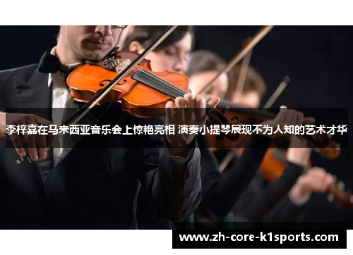 李梓嘉在马来西亚音乐会上惊艳亮相 演奏小提琴展现不为人知的艺术才华 李梓嘉在马来西亚音乐会上惊艳亮相 演奏小提琴展现不为人知的艺术才华